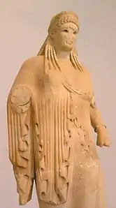 Antenorin kore, Akropolis-museo.