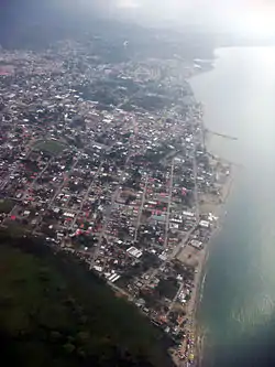 La Ceiba ilmakuvassa