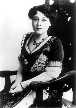 Alice Guy-Blachén muotokuva vuodelta 1913.