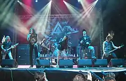 Amaranthe esiintymässä Wackenissa vuonna 2012