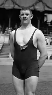 Ahlgren Tukholman kesäolympialaisissa 1912.