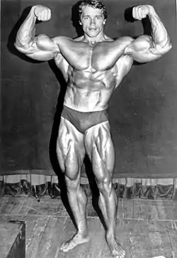 Schwarzenegger vuoden 1974 Mr. Olympia -kilpailussa.