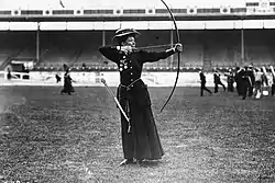 Beatrice Hill-Lowe Lontoon olympialaisissa 1908.