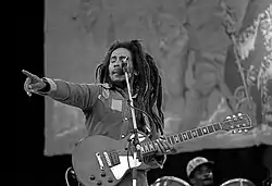 Bob Marley Irlannissa 1980