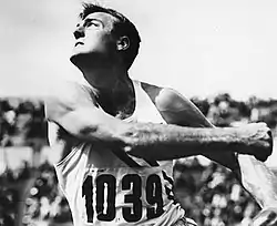 Bob Mathias Helsingin olympialaisissa 1952