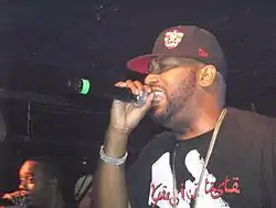 Bun B esiintymässä Atlantassa elokuussa 2008.