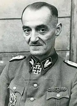 SS-Oberführer Oskar Dirlewanger vuonna 1944.