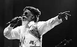 Bunny Wailer Reggae Geel -konsertissa vuonna 2014.