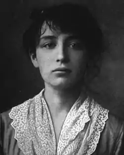 Camille Claudel vuonna 1884