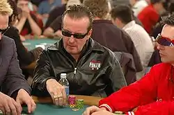 Dave "The Devilfish" Ulliott WSOP-turnauksessa vuonna 2005