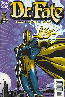 Doctor Fate nimikko sarjakuvassaan vuonna 2003.