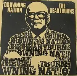 Split-albumin Drowning Nation / The Heartburns kansikuva