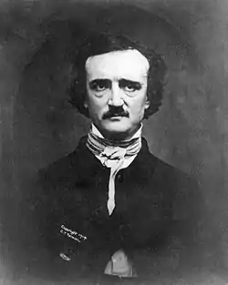 Edgar Allan Poe dagerrotypiakuvassa vuonna 1848.