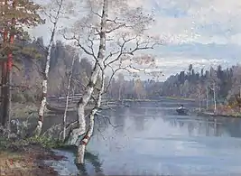 Kevätmaisema, n. 1900