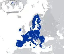 Euroopan unionin jäsenvaltiot.