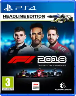 F1 2018 pelin kansikuva.