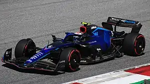 Nicholas Latifin Williams FW44 Itävallan GP:ssä 2022.