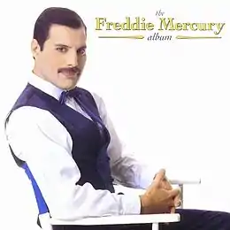 Kokoelmalevyn The Freddie Mercury Album kansikuva