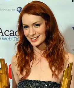 Felicia Day CES-messuilla Las Vegasissa vuonna 2012.