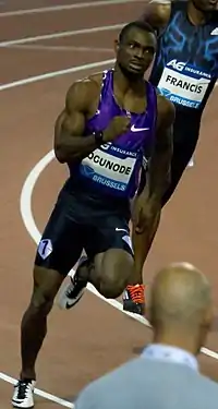 Femi Ogunode vuonna 2015.