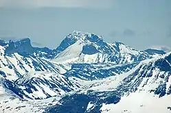 Jotunheimenin korkein huippu Galdhøpiggen