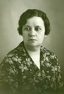 Hilda Herrala kansanedustajana 1930-luvulla.