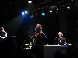 Hooverphonic esiintymässä vuonna 2008.