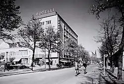 Hotelli Juhana Herttua 1950-luvulla.