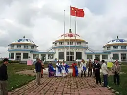 Huanghuagou, turisteille tarkoitettu preeria-alue.