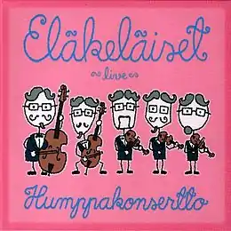 Livealbumin Humppakonsertto kansikuva