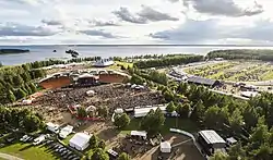 Ilosaarirockin festivaalialue vuonna 2019.