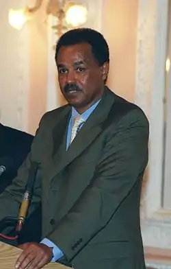 Isaias Afewerki vuonna 2002.