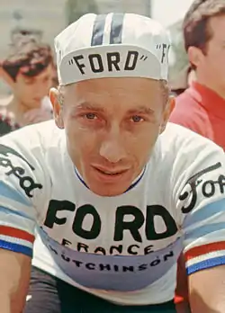 Jacques Anquetil vuoden 1966 Italian ympäriajossa.