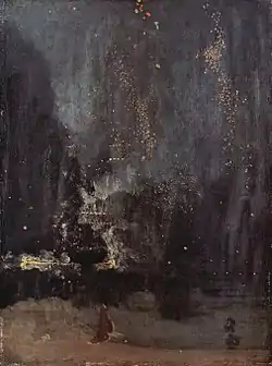 Nocturne in Black and Gold, The falling Rocket (1874)