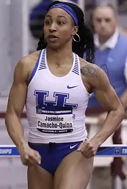 Jasmine Camacho-Quinn vuonna 2018.