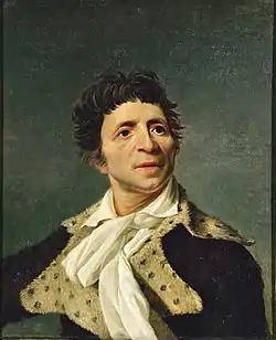 Jean-Paul Marat, Joseph Bozen maalaama muotokuva vuodelta 1793.