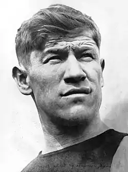 Jim Thorpe vuonna 1912.