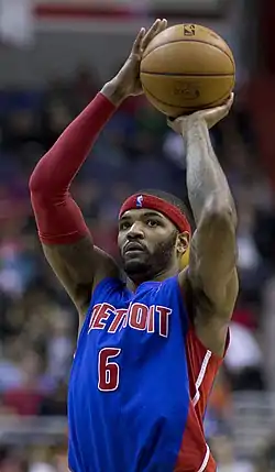 Josh Smith Pistonsin paidassa tammikuussa 2014