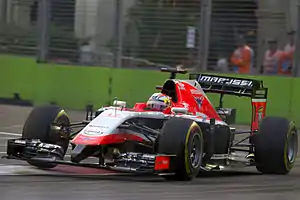 Jules Bianchi Singaporen GP:ssä 2014