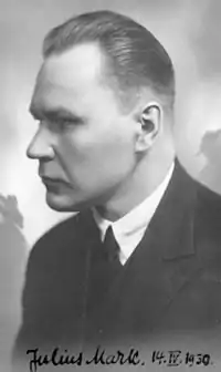 Julius Mark vuonna 1930