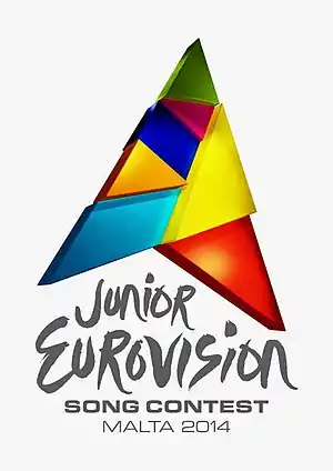 Vuoden 2014 Lasten Euroviisujen logo.