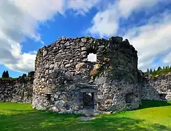 Kajaani Castle ruins - tower remains