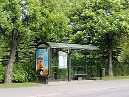 JCDecaux’n linja-autopysäkki Oulussa.