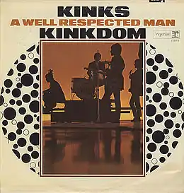 Studioalbumin Kinks Kinkdom kansikuva