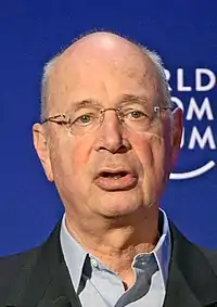 Klaus Schwab Davosissa Sveitsissä 27. tammikuuta 2008.