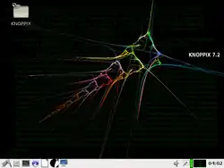 Knoppix 7.2 LXDE-työpöytäympäristöllä