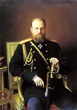 Venäjän tsaari Aleksanteri III, 1886