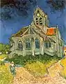 Vincent van Goghin maalaus Auvers-sur-Oisen kirkosta