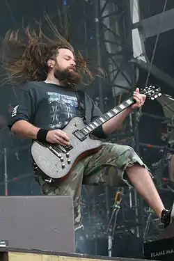 Mark Morton Lamb of Godin kanssa With Full Force -festivaaleilla vuonna 2007.