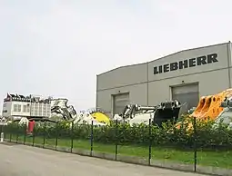 Liebherrin tehdas Colmarissa, Ranskassa